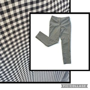 CALVIN Klein  Gingham  B&W Micro Plaid "Highline" Pants Size 4 - Like New!
